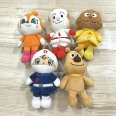 アンパンマン　カレーパンマン　しょくぱんまんなど5体セット
