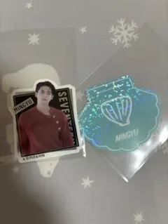 SEVENTEEN CAFE ステッカー　ミンギュ