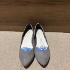 JELLY BEANS グレー ポインテッドトゥパンプス