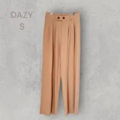 DAZY シーイン　スラックス　ワイドパンツ　シンプル　ベーシック　足長