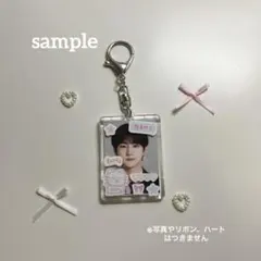 ホォトキーホルダー　シールデコ　韓国