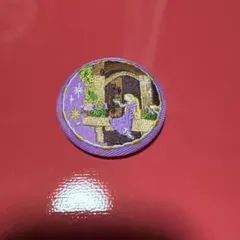 ラプンツェル　刺繍缶バッチ