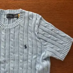 Polo Ralph Lauren 半袖ニット 水色