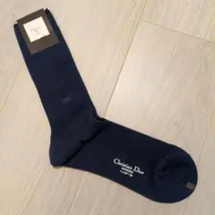 Christian Dior ネイビー ソックス 24-26cm メンズ