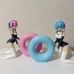 Re:ゼロから始める異世界生活 リゼロ レム ラム フィギュア 水着 2体セット