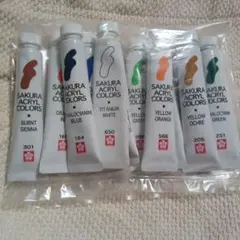 SAKURA ACRYL COLORS アクリル絵の具 まとめ売り