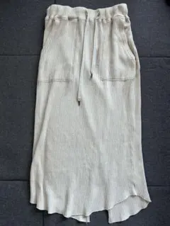 u*f様 チャオパニックティピー　リブ編みタイトスカート　アイボリー