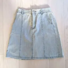 ライトブルーデニム　タイトスカート