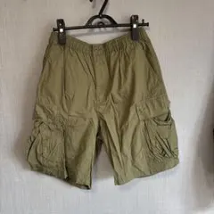 GU オリーブ カーゴショートパンツ 32-01