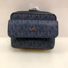 MICHAEL KORS マイケルコース MK総柄 ミニポーチ キーリング付き