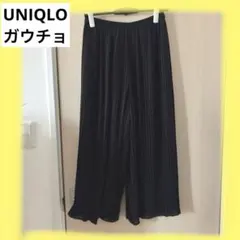美品　ユニクロ　UNIQLO ガウチョパンツ　ワイドパンツ　ロング　Ｍ