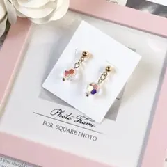 スワロフスキー ピアス イヤリング オーロラ