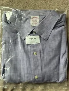 【美品】brooks brothers パープル チェックシャツ ノンアイロン