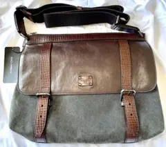 【未使用品】Dolce & Gabbana ショルダーバッグ ブラウン/グレー