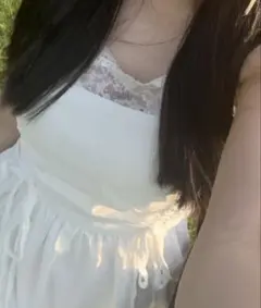 白ワンピースxs