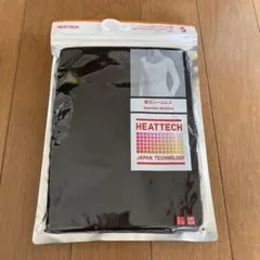 【ユニクロ】ヒートテックＵネック（八分袖）ブラック　Sサイズ