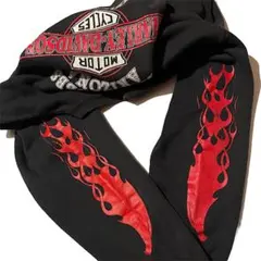 激レア 90s ハーレーダビッドソン ファイヤーフレイムスウェット ロンTシャツ