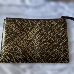 Armani Exchange ロゴクラッチバッグ