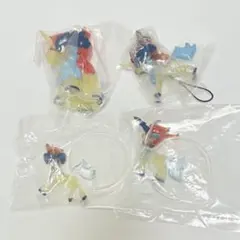 【未開封】ポケモン ケルディオ 4個セット/ポケモンファン付録 フィギュア
