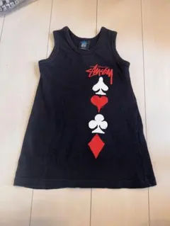 国内正規品 Stussy ステューシー キッズ ワンピース【S/90】トランプ柄のサムネイル