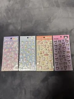 サンリオぷくっとシール４枚セット（正規品）　クロミ　ポチャッコ　キキララ