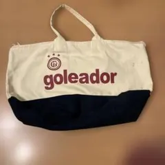 goleador トートバッグ 大容量 アイボリー/ネイビーのサムネイル