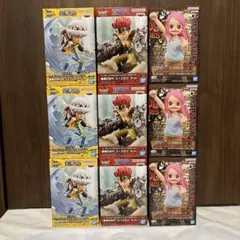 ワンピース　ワーコレ　ロー　キッド　DXF ボニー　フィギュア　9個セット