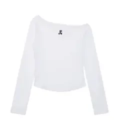 Rest & Recreation ワンショルダー ロンT / ダブルロゴ