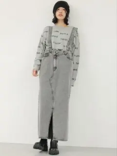 LEPSIM マルチWAYデニムジャンパースカート