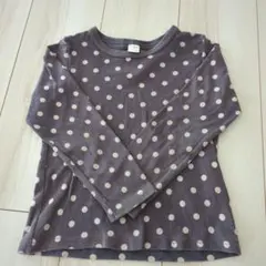 tete a tete ドット柄長袖カットソー 120