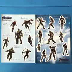 MARVEL マーベル アベンジャーズ　シール　ステッカー　新品　平成レトロ
