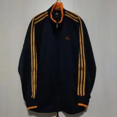 アディダス adidas ジャージ トップス ジャケット メンズ Sサイズ 紺橙