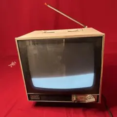 希少】ホワイト小型 ポータブル National ブラウン管テレビ - メルカリ