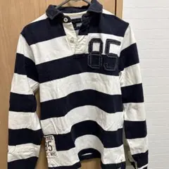 TOMMY HILFIGER ストライプ ポロシャツ S