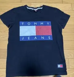 激安⚡️訳あり⚡️TOMMY JEANS 半袖Tシャツ ブラック ロゴプリントのサムネイル
