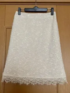 EPOCA エポカ スカート レース付き 金ラメ入り 38