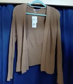 RETRO GIRL ベージュ M ニットカーディガン