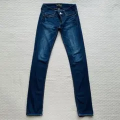 【SLY】濃紺ローライズスリムスキニーストレートデニム ルーズデニム