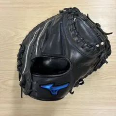 ミズノMIZUNO軟式用キャッチャーミットウィルドライブ ブルー捕手用／B-D型のサムネイル