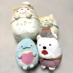 すみっコぐらし　ねこ　しろくま　とかげ　くっきー　4体セット
