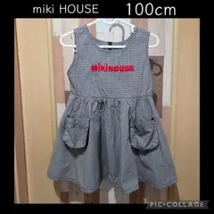 miki HOUSE ミキハウス ノースリーブワンピース 100cmのサムネイル