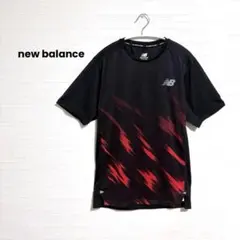 美品 ニューバランス ショートスリーブ ランニング シャツ 速乾性 通気性