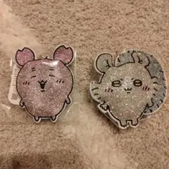 最終お値下　ちいかわ　ラインストーンキーホルダー2　モモンガ　カニちゃん　古本屋