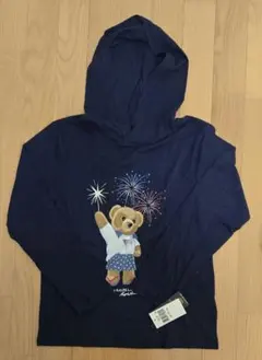 新品タグ付き　ラルフローレン　ポロベア　フーディ　長袖Tシャツ　M