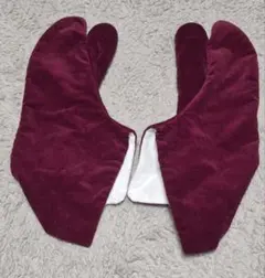 福助 23.5～24cm 別珍の足袋 ４枚コハゼ