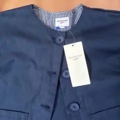 Samansa Mos2 Lagom ノーカラー ジャケット　L（110-120のサムネイル