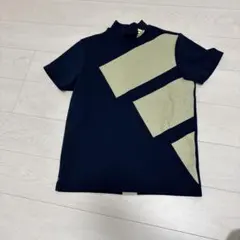 adidas ゴルフモックネック M ネイビー ベージュ