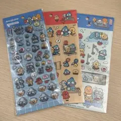 【韓国限定】サンリオ ハンギョドン ボンボンドロップ風シール　プラス2枚セット
