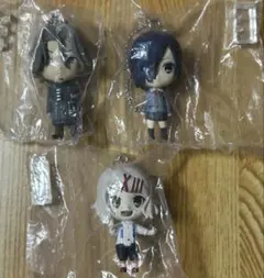 東京喰種　マスコットフィギュア ガチャ　霧島董香 鈴屋什造 四方蓮示 セット