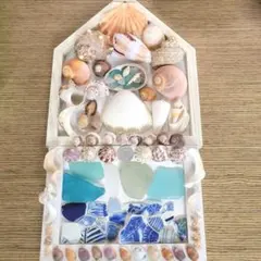 ⓞ大容量‼️ 天然 シーグラス 貝殻 陶器 詰め合わせセット